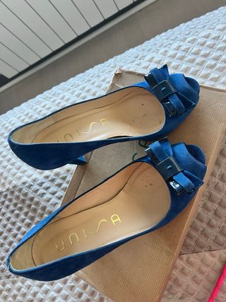 Zapatos de salón Unisa azules