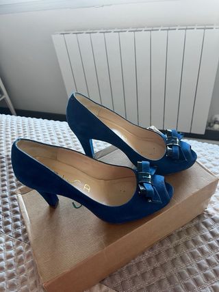 Zapatos de salón Unisa azules