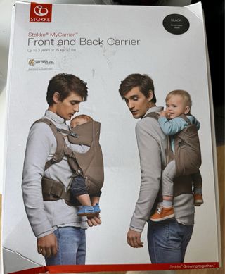 Mochila Portabebés Stokke MyCarrier Negra