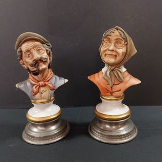 Statuine Capodimonte Coppia Uomo Donna