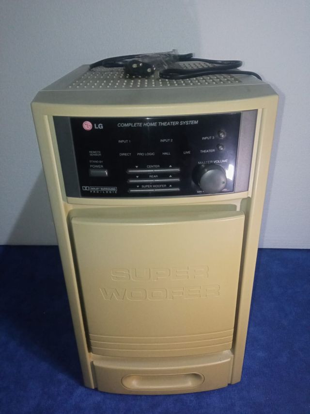 Subwoofer LG Beige Completo Home Theater