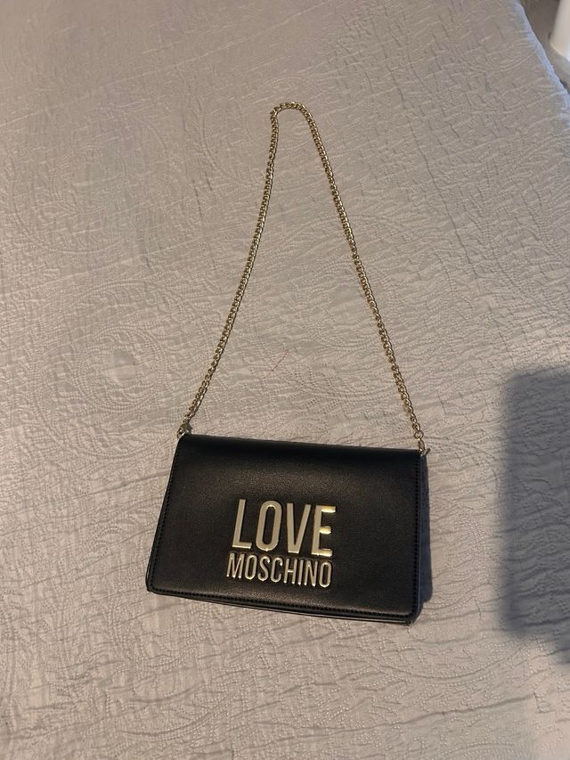Borsa tracolla Love Moschino nera