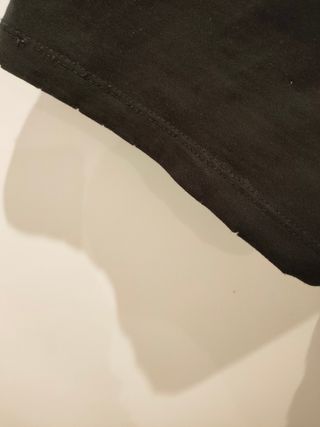Zara camiseta básica negra 