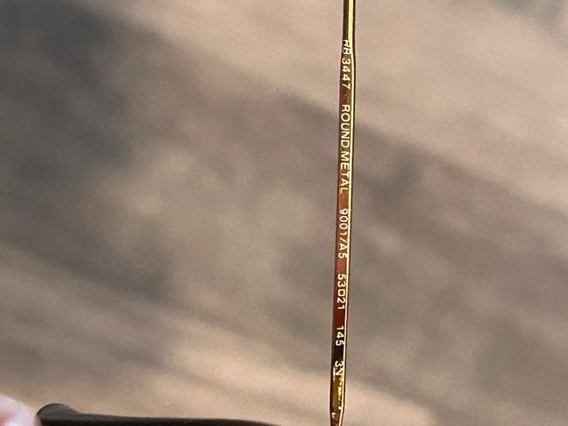 Occhiali da sole Ray-Ban oro e marroni