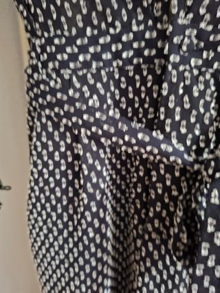 Vestido H&M estampado negro