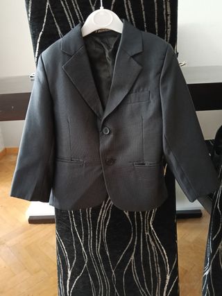 Chaqueta americana traje niño gris