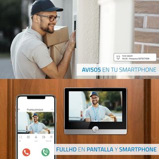 Mirilla digital WiFi NIVIAN, videoportero Full HD