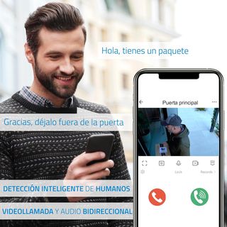 Mirilla digital WiFi NIVIAN, videoportero Full HD
