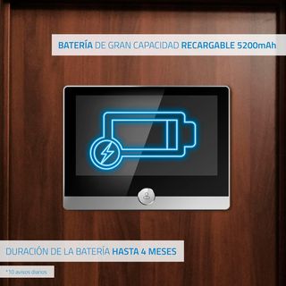 Mirilla digital WiFi NIVIAN, videoportero Full HD