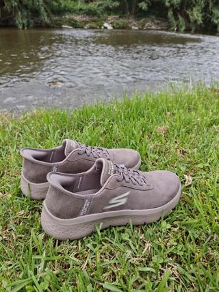 Skechers Go Walk Flex Slip-ins Grises Veganos