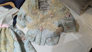 Traje Fallera Niña Siglo XVIII Azul