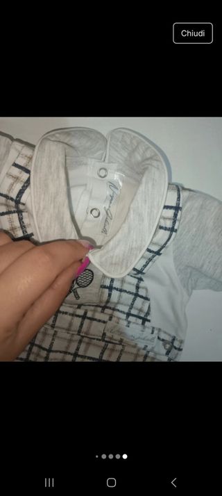 Set 3 pagliaccetti + carillon bimbo 0/1 mese