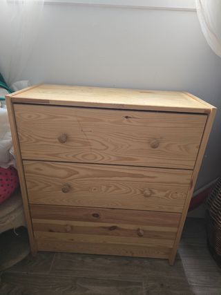 Estructura cama + cómoda + 2 mesitas noche