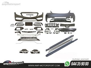 KIT DE CARROCERIA PARA MERCEDES CLASE C W205 LOOK C63 AMG