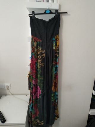 Mono  Desigual   talla M Negro Multicolor.sin uso.
