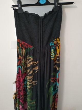 Mono  Desigual   talla M Negro Multicolor.sin uso.