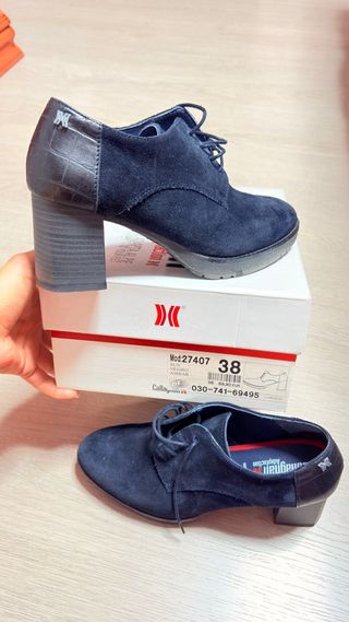 Zapatos Callaghan Piel Mujer Talla 38 negros