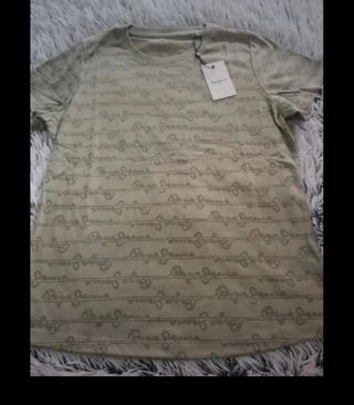 Camiseta Pepe Jeans Beige Estampada