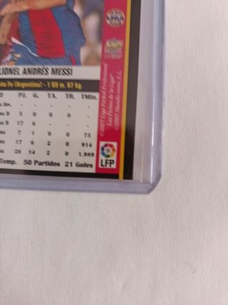 Cromo Messi FC Barcelona 2008