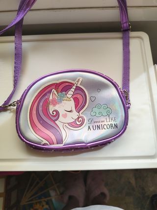 Bolso unicornio morado
