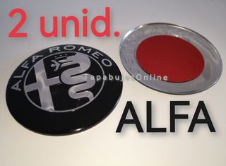 OFERTA PACK 2x EMBLEMAS DE METAL PARA ALFA ROMEO