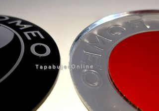 OFERTA PACK 2x EMBLEMAS DE METAL PARA ALFA ROMEO