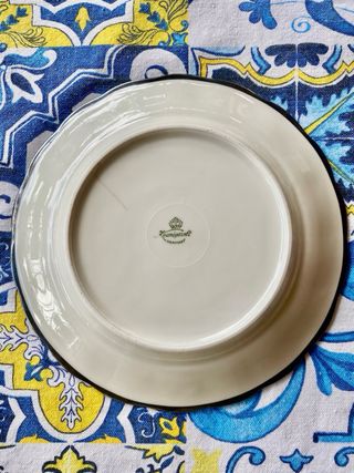 2 Piatti dessert vintage porcellana Koenigszelt