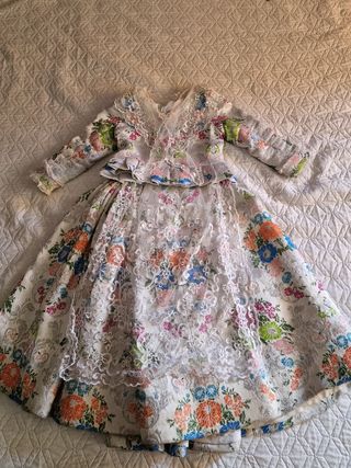 Traje de Fallera Niña Multicolor