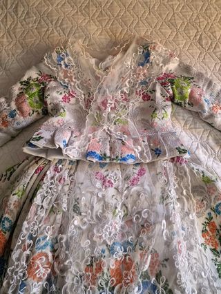 Traje de Fallera Niña Multicolor