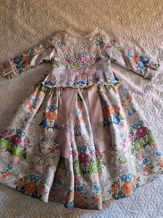 Traje de Fallera Niña Multicolor