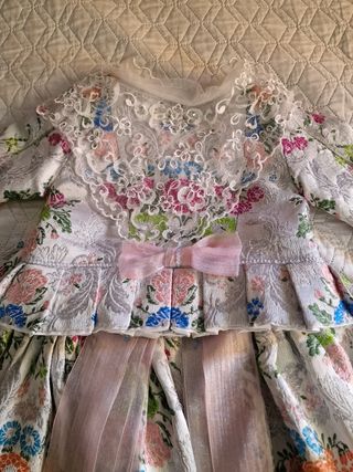 Traje de Fallera Niña Multicolor