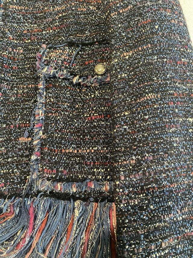 Chaqueta Zara flecos Talla M