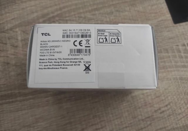 TCL Airbox 4G MW45V