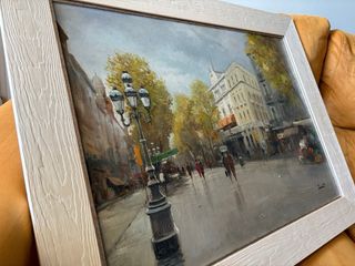 Cuadro al óleo Ramblas