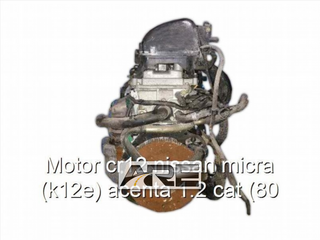 Motor cr12 nissan micra (k12e) acenta 1.2