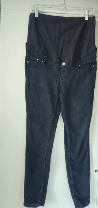 2 Pantalones  vaqueros premamá talla M.