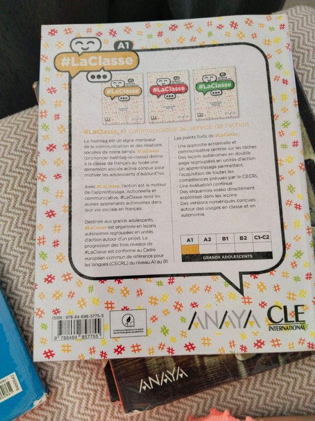 La classe niveau A1 élève - Anaya