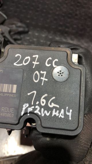 MODULO ABS PEUGEOT 207 CC 1.6 i 2007 9662298480