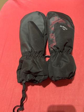 Guantes de Nieve CRIVIT Negros y Rojos