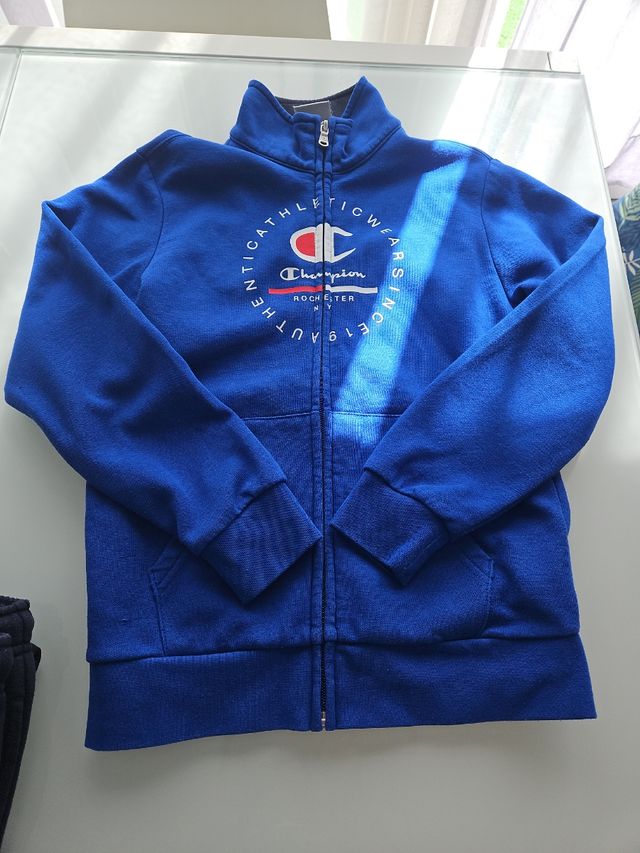 Chándal Champion niño azul talla 9/10 años