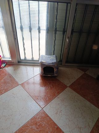 Casita/cama para perro mini unicornios