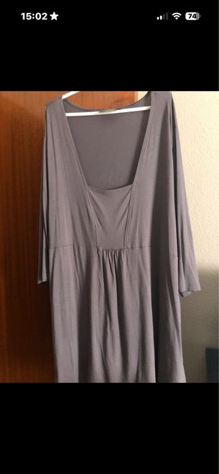 Camiseta gris talla XXXL