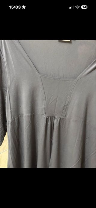 Camiseta gris talla XXXL