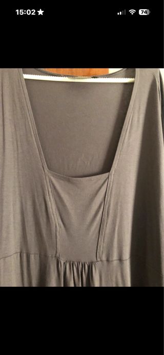 Camiseta gris talla XXXL