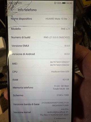 Huawei Mate 10 Lite Nero