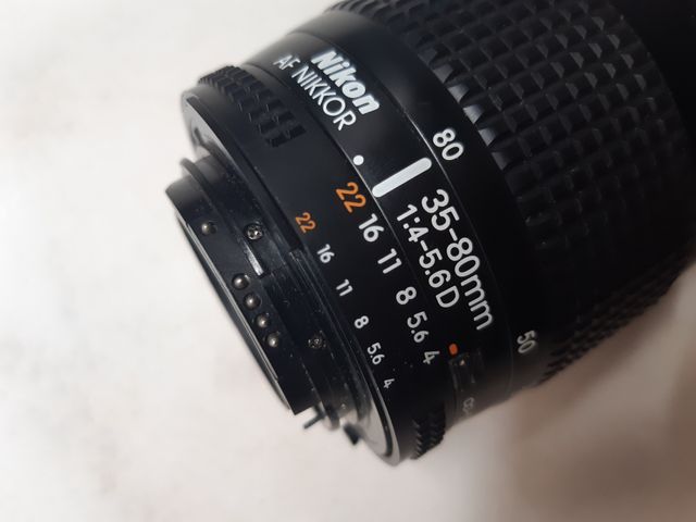 Objetivo Nikon AF Nikkor 35-80mm 1:4-5.6D