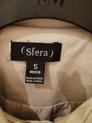 Gabardina corta Sfera Talla S