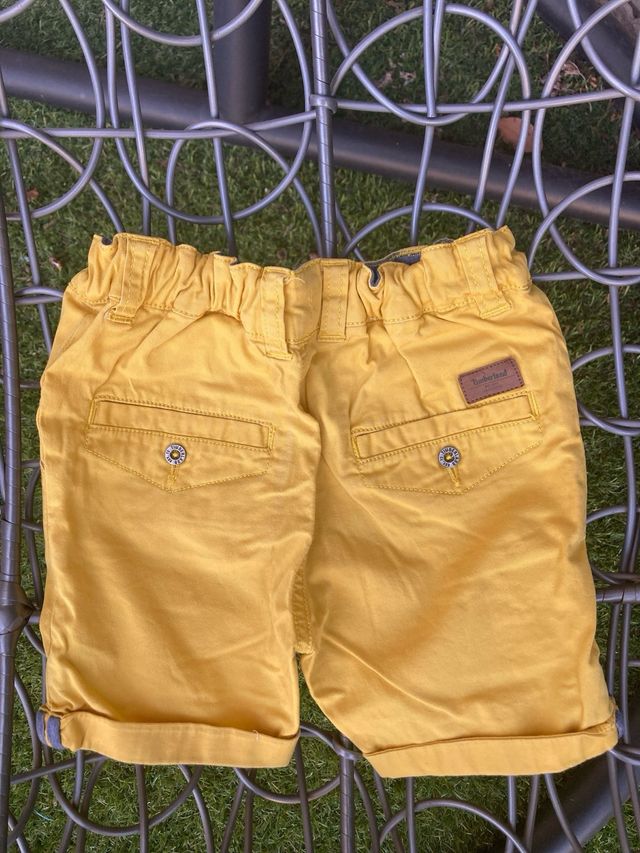 Bermuda Timberland cotone bimbo/bimba giallo