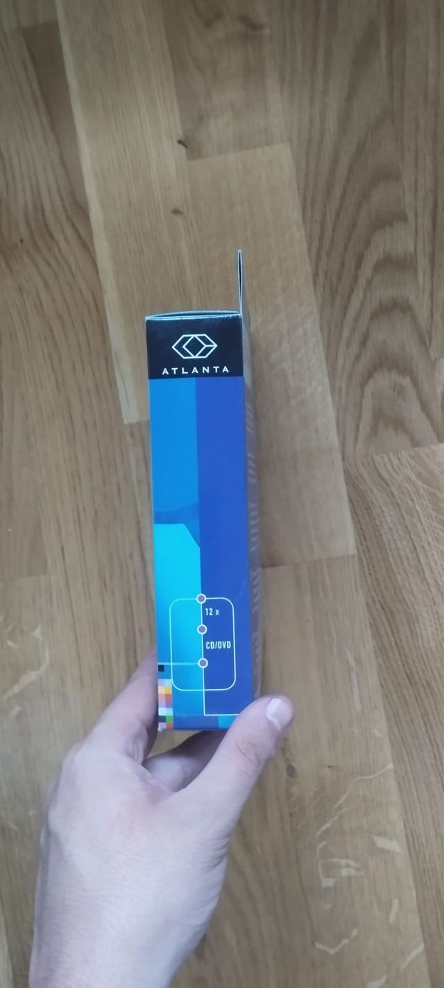 Estuche para 12 CDs/DVDs 