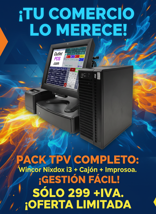 Pack TPV Wincor i3 + Cajón + Impresora
